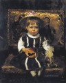 ベラ・レーピンの肖像画 1874年 イリヤ・レーピン